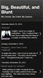 Mobile Screenshot of bigbeautifulandblunt.blogspot.com