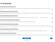Tablet Screenshot of eltrashumar.blogspot.com