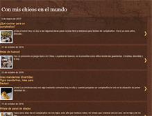 Tablet Screenshot of conmischicosenelmundo.blogspot.com