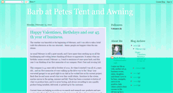 Desktop Screenshot of petestentandawning.blogspot.com