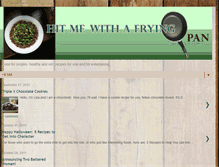 Tablet Screenshot of hitmewithafryingpan.blogspot.com