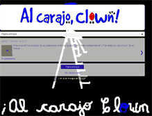 Tablet Screenshot of alcarajoclown.blogspot.com