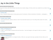 Tablet Screenshot of joyinthelittlethings.blogspot.com