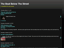 Tablet Screenshot of beatbelow.blogspot.com