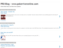 Tablet Screenshot of pokerriveronline.blogspot.com