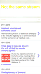 Mobile Screenshot of notthesamestream.blogspot.com