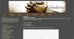 Desktop Screenshot of gebedstrijd.blogspot.com