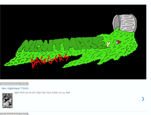 Tablet Screenshot of nightmaredaggers.blogspot.com