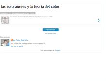 Tablet Screenshot of laszonaaureasylateoriadelcolor.blogspot.com