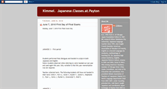 Desktop Screenshot of kimmeljapaneseclasses.blogspot.com