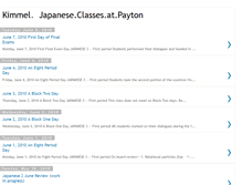 Tablet Screenshot of kimmeljapaneseclasses.blogspot.com