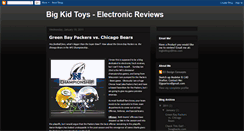 Desktop Screenshot of bigkidtechtoys.blogspot.com