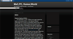 Desktop Screenshot of macandpcworld.blogspot.com