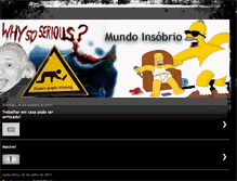 Tablet Screenshot of mundoinsobrio.blogspot.com