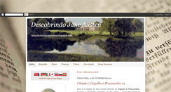 Desktop Screenshot of descobrindojaneausten.blogspot.com