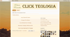 Desktop Screenshot of clickteologia.blogspot.com