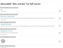 Tablet Screenshot of diesunddaf.blogspot.com
