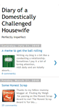 Mobile Screenshot of domesticallychallengedhousewife.blogspot.com