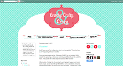 Desktop Screenshot of crunchycraftyandcrazy.blogspot.com