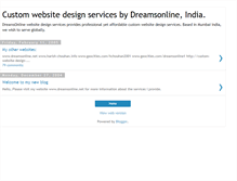 Tablet Screenshot of custom-website-design-services.blogspot.com