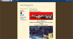 Desktop Screenshot of banklelongkereta.blogspot.com