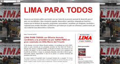 Desktop Screenshot of limaparatodos.blogspot.com