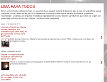 Tablet Screenshot of limaparatodos.blogspot.com