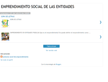 Tablet Screenshot of emprendimientosocialdelasentidades.blogspot.com