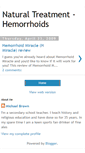 Mobile Screenshot of naturaltreatment-hemorrhoids.blogspot.com