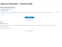 Tablet Screenshot of naturaltreatment-hemorrhoids.blogspot.com