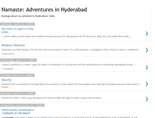 Tablet Screenshot of namasteadventuresinhyderabad.blogspot.com