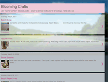 Tablet Screenshot of bloomingcrafts1.blogspot.com