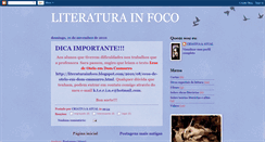Desktop Screenshot of literaturainfoco.blogspot.com
