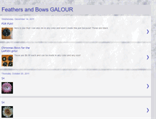 Tablet Screenshot of feathersandbowsgalour.blogspot.com