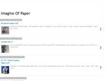 Tablet Screenshot of imagineofpaper.blogspot.com