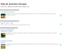 Tablet Screenshot of animales-salvajes3.blogspot.com