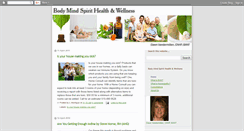 Desktop Screenshot of bodymindspirithealthwellness.blogspot.com