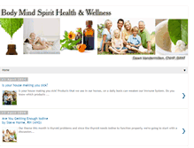 Tablet Screenshot of bodymindspirithealthwellness.blogspot.com