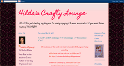 Desktop Screenshot of hildascraftylounge.blogspot.com