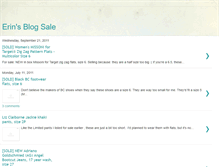 Tablet Screenshot of erins-blog-sale.blogspot.com