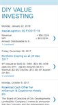 Mobile Screenshot of diyvalueinvesting.blogspot.com