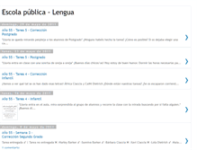 Tablet Screenshot of escolapublica-lengua.blogspot.com