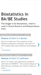 Mobile Screenshot of biostatisticsinbe.blogspot.com