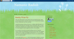 Desktop Screenshot of namasteradish.blogspot.com