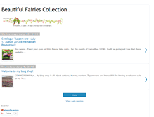 Tablet Screenshot of beautifulfairiescollection.blogspot.com
