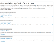 Tablet Screenshot of obscurecelebritycrush.blogspot.com