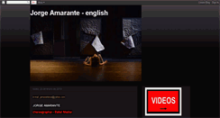 Desktop Screenshot of jorgeamaranteenglish.blogspot.com