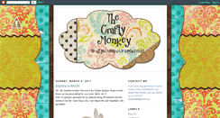 Desktop Screenshot of craftymonkeyboutique.blogspot.com