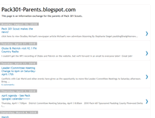 Tablet Screenshot of pack301-parents.blogspot.com