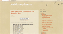 Desktop Screenshot of best-tour-planner.blogspot.com